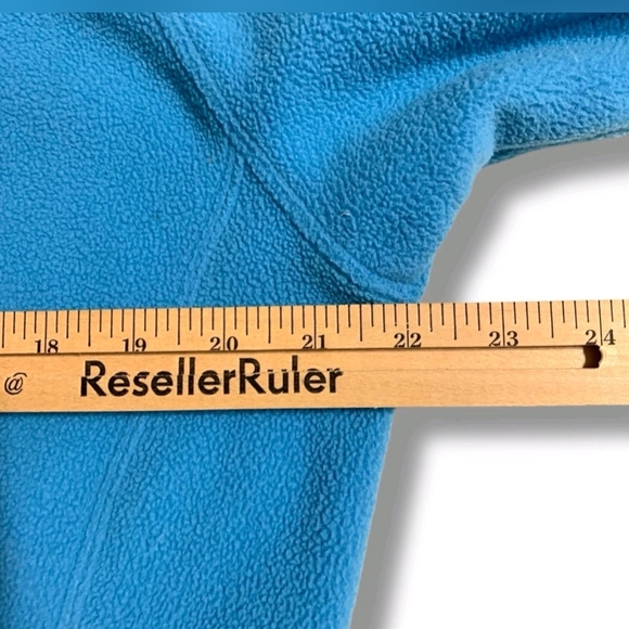 The North Face Women's Size Medium Blue And Gray Fleece Full Zip Jacket - Picture 11 of 11